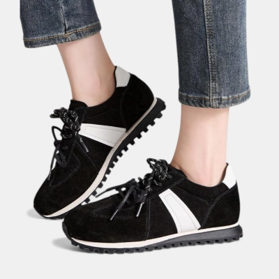 Кроссовки женские натуральная замша черные D022-3 Кроссовки женские натуральная замша черные D022-3