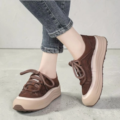 Полуботинки женские натуральная кожа шоколадные YD194-2