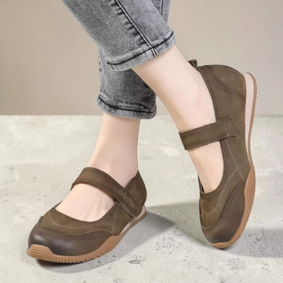 Туфли женские натуральная кожа шоколадные YD350-4