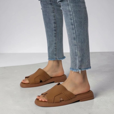 Мюли женские на лето натуральная кожа коричневые BL633-11