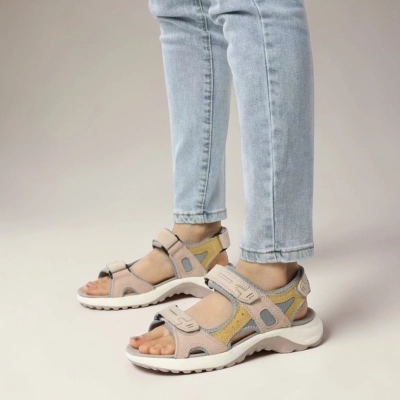 Сандалии женские на лето натуральная кожа бежевые BL631-9