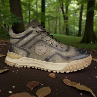 Ботинки мужские зимние UFOQQ натуральный нубук кожа хаки 9997 Ботинки мужские зимние UFOQQ натуральный нубук кожа хаки 9997