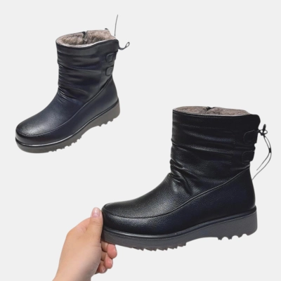 Полусапожки женские зимние MOMOTARI искусственная кожа 8202