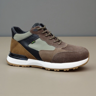 Кроссовки мужские демисезон натуральная кожа с замшей мультиколор 10345 Кроссовки мужские демисезон натуральная кожа с замшей мультиколор 10345