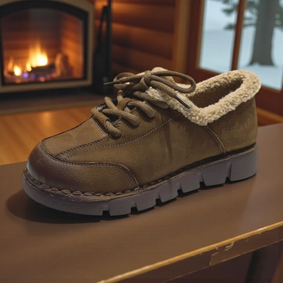 Полуботинки женские зимние MOMOTARI нат. кожа SM21