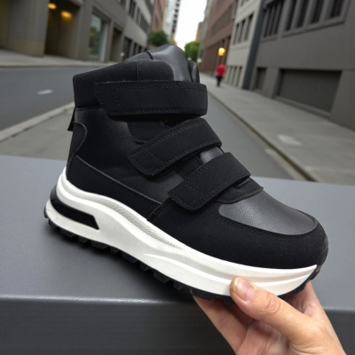 Кроссовки женские зимние PINDIAN искусственная кожа черные 10764 Кроссовки женские зимние PINDIAN искусственная кожа черные 10764