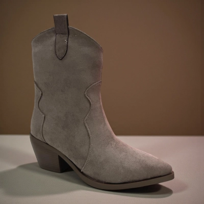 Казаки женские зимние PINDIAN прессованная замша капучино 10799 Казаки женские зимние PINDIAN прессованная замша капучино 10799