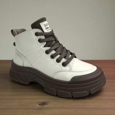 Ботинки женские зимние PINDIAN искусственная кожа белые 10815 Ботинки женские зимние PINDIAN искусственная кожа белые 10815