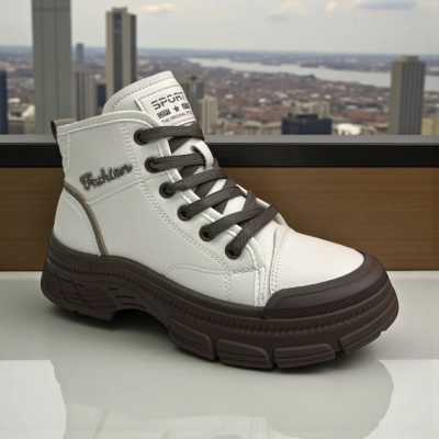 Ботинки женские зимние PINDIAN искусственная кожа белые 10816 Ботинки женские зимние PINDIAN искусственная кожа белые 10816