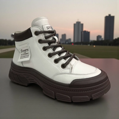 Ботинки женские зимние PINDIAN искусственная кожа белые 10824