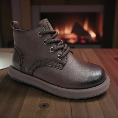 Ботинки женские зимние PINDIAN натуральная кожа шоколадные 10834