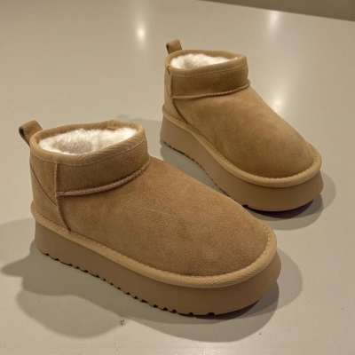 Угги женские зимние натуральная замша коричневые M6119-3P Угги женские зимние натуральная замша коричневые M6119-3P