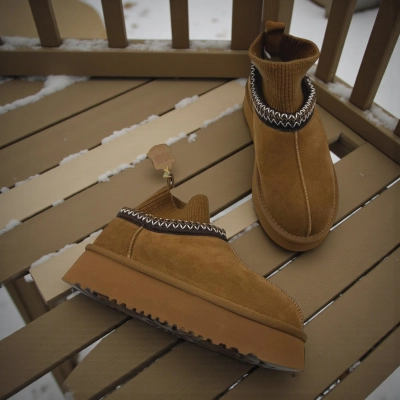 Угги женские зимние натуральная замша коричневые M6212-3P Угги женские зимние натуральная замша коричневые M6212-3P