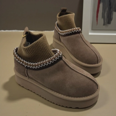 Угги женские зимние натуральная замша шоколадные M6212-5P Угги женские зимние натуральная замша шоколадные M6212-5P