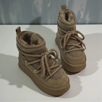 Угги женские зимние натуральная замша коричневые M6135-18P Угги женские зимние натуральная замша коричневые M6135-18P