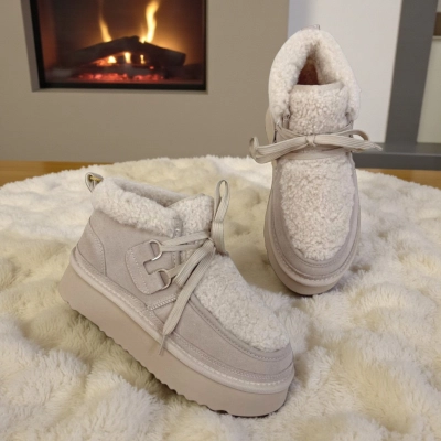 Угги женские зимние натуральная замша капучино M6259-2P Угги женские зимние натуральная замша капучино M6259-2P