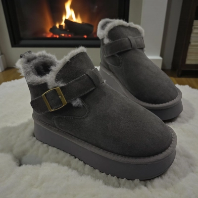 Угги женские зимние натуральная замша серые M6217-7P Угги женские зимние натуральная замша серые M6217-7PУгги женские зимние натуральная замша серые M6217-7P