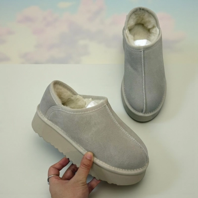 Угги женские зимние натуральная замша бежевые M6218-2P Угги женские зимние натуральная замша бежевые M6218-2P