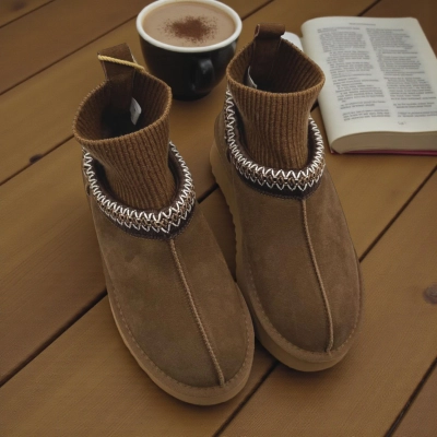 Угги женские зимние натуральная замша шоколадные M6212-6 Угги женские зимние натуральная замша шоколадные M6212-6