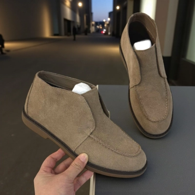 Ботинки женские осенние натуральная замша бежевые E8125-57P Ботинки женские осенние натуральная замша бежевые E8125-57P