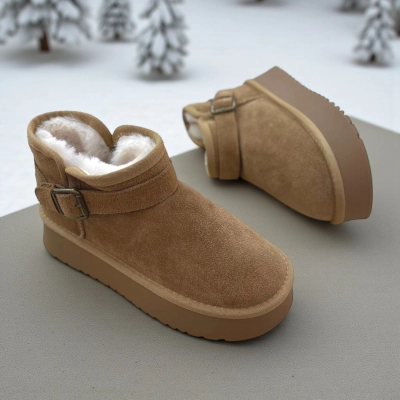 Угги женские зимние коричневые M6158-3