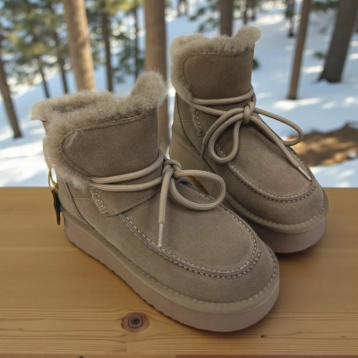 Угги женские зимние натуральная замша капучино M6219-18P