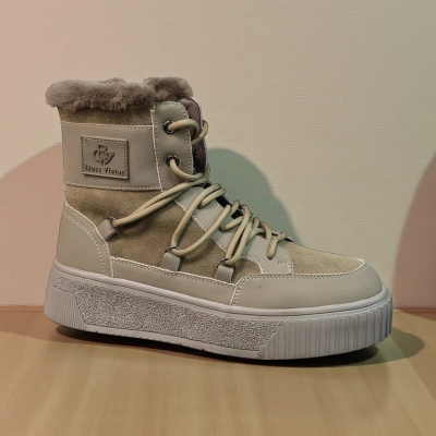 Ботинки женские зимние натуральная замша и кожа хаки 11166 Ботинки женские зимние натуральная замша и кожа хаки 11166
