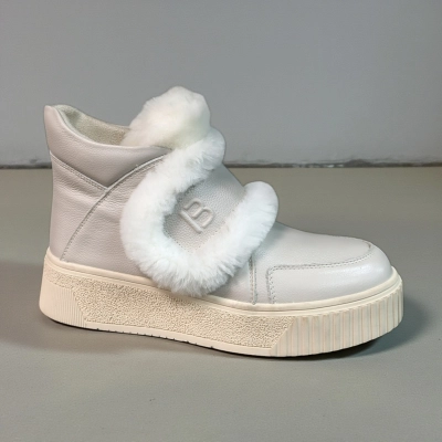 Ботинки женские зимние натуральная кожа капучино 11167