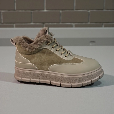 Ботинки женские зимние натуральная замша с кожей хаки 11183 Ботинки женские зимние натуральная замша с кожей хаки 11183