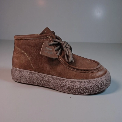 Ботинки женские зимние натуральная кожа коричневые 11189