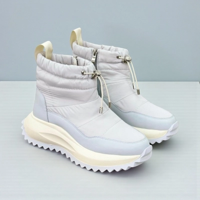 Дутики женские на зиму натуральная кожа с текстилем сиреневые X1051-11