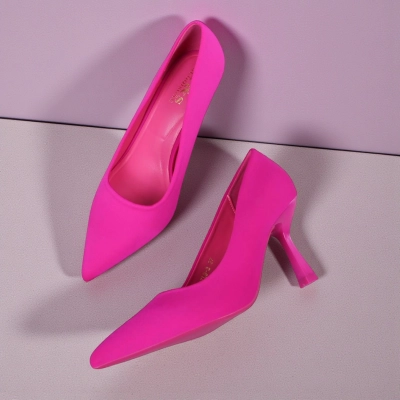 Туфли женские лодочки GUOQISONG G&S атлас фуксия GXL9-3 Туфли женские лодочки GUOQISONG G&S атлас фуксия GXL9-3