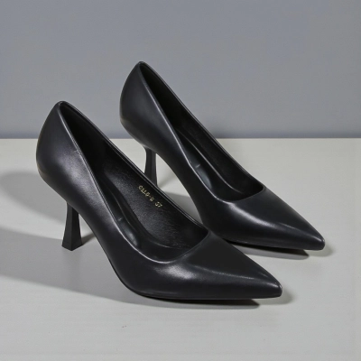 Туфли женские лодочки GUOQISONG G&S искусственная кожа черные GXL9-8 Туфли женские лодочки GUOQISONG G&S искусственная кожа черные GXL9-8