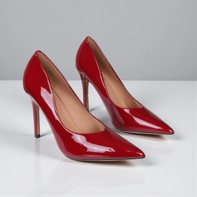 Туфли женские лодочки GUOQISONG G&S искусственная лак кожа бордовые QS23-14 Туфли женские лодочки GUOQISONG G&S искусственная лак кожа бордовые QS23-14