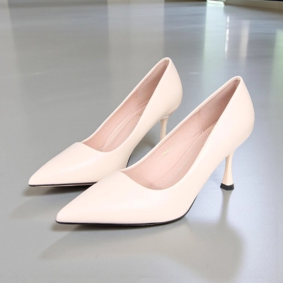 Туфли женские лодочки GUOQISONG G&S искусственная кожа бежевые QS7-3 Туфли женские лодочки GUOQISONG G&S искусственная кожа бежевые QS7-3