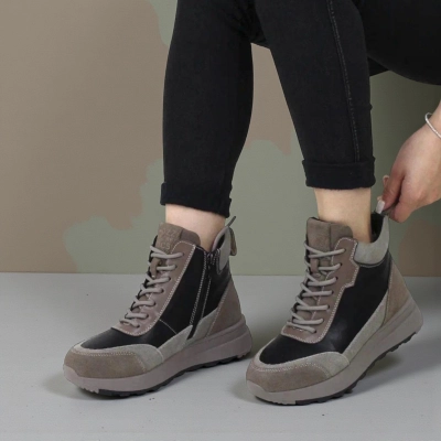 Ботинки женские зимние SAIVVILA натуральная кожа замша коричневые A1027-6 Ботинки женские зимние SAIVVILA натуральная кожа замша коричневые A1027-6