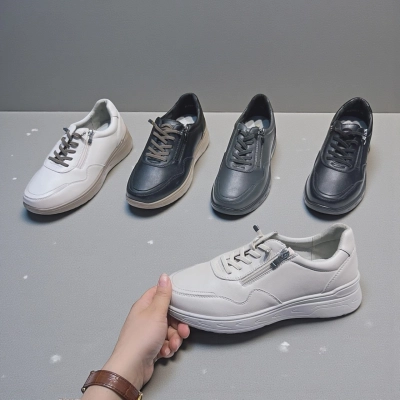 Кроссовки женские баталы MOMOTARI искусственная кожа BK1396