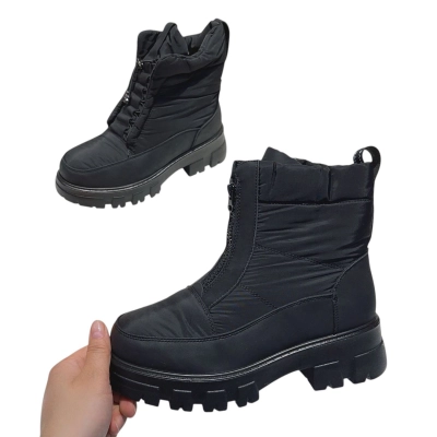 Дутики женские зимние MOMOTARI текстиль BK889-1