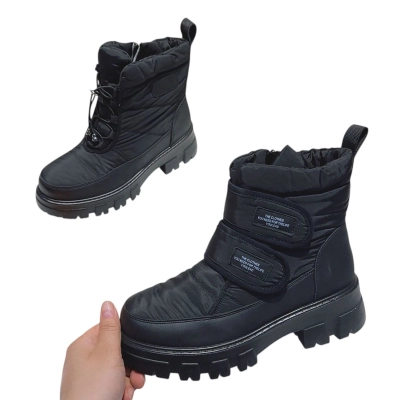 Дутики женские зимние MOMOTARI текстиль BK1806-1