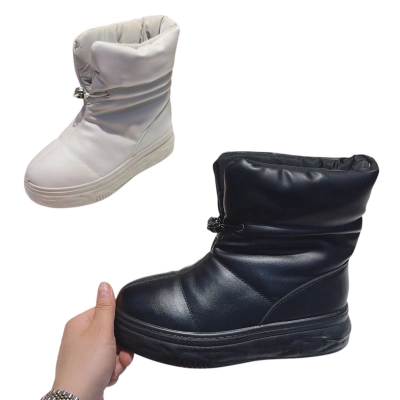 Дутики женские зимние MOMOTARI искусственная кожа BK1150
