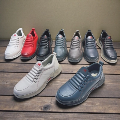 Кроссовки женские баталы MOMOTARI искусственная кожа BK770