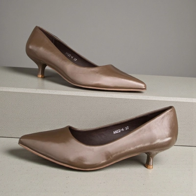 Туфли женские лодочки искусственная кожа кофейные 12137 Туфли женские лодочки искусственная кожа кофейные 12137