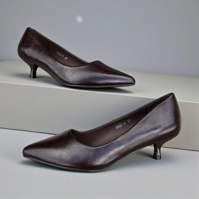 Туфли женские лодочки искусственная кожа шоколадные 12139 Туфли женские лодочки искусственная кожа шоколадные 12139