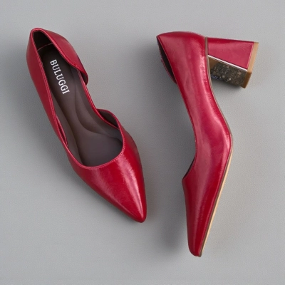 Туфли женские лодочки искусственная кожа красные 12149 Туфли женские лодочки искусственная кожа красные 12149