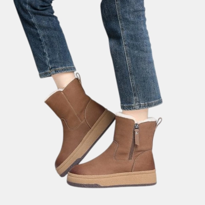 Ботинки женские зимние натуральная кожа коричневые YM018-6