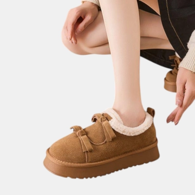 Ботинки женские зимние натуральная замша коричневые YM025-2 Ботинки женские зимние натуральная замша коричневые YM025-2