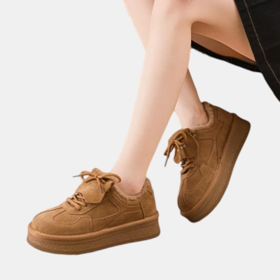 Ботинки женские зимние натуральная замша коричневые YM028-1 Ботинки женские зимние натуральная замша коричневые YM028-1