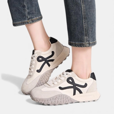 Кроссовки женские натуральная замша кожа бежевые D035-1 Кроссовки женские натуральная замша кожа бежевые D035-1