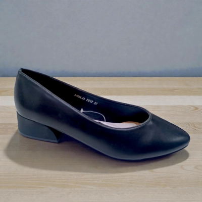 Туфли женские MOLO прессованная кожа черные 12509