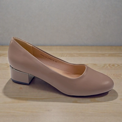 Туфли женские MOLO прессованная кожа бежевые 12518